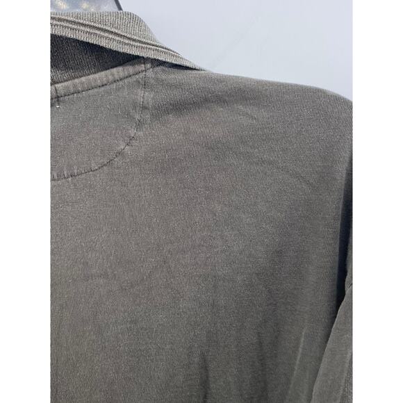 RICHER POORER Women's Gray Relaxed Long Sleeve Pullover Polo Top SZ M - Picture 4 of 11